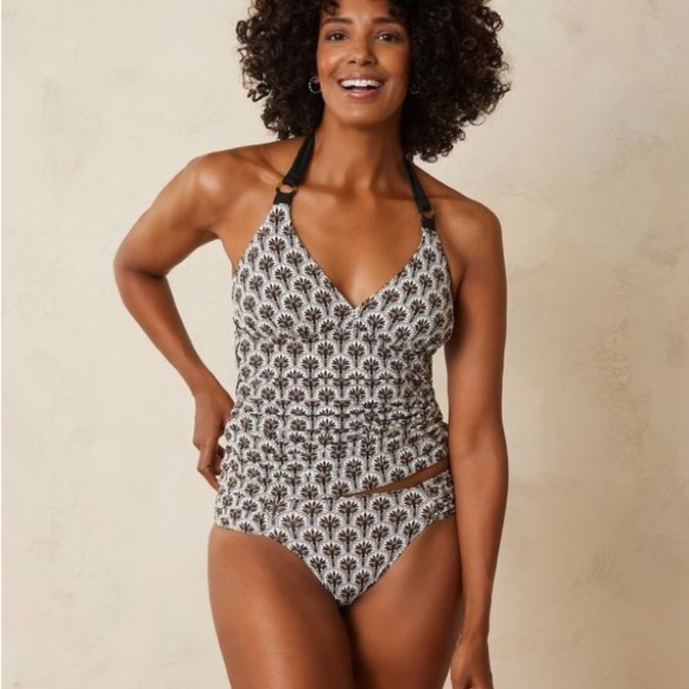 Tommy Bahama Reversible Ring Tankini Top - Small - New 🦈